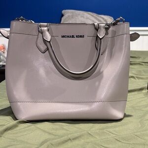 Michael Kors Silver Tote Bag